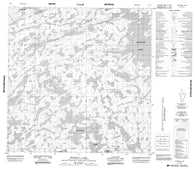 075A05 Burstall Lake Canadian topographic map, 1:50,000 scale