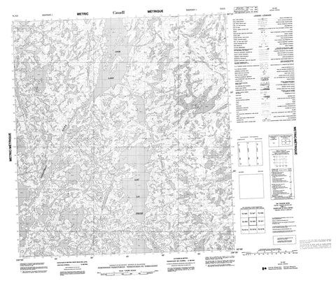 075N02 No Title Canadian topographic map, 1:50,000 scale