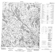 076B11 No Title Canadian topographic map, 1:50,000 scale