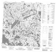 076B12 No Title Canadian topographic map, 1:50,000 scale