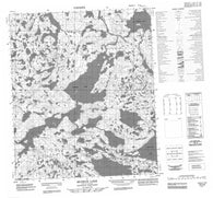 076C09 Muskox Lake Canadian topographic map, 1:50,000 scale