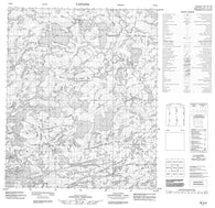 076E05 No Title Canadian topographic map, 1:50,000 scale