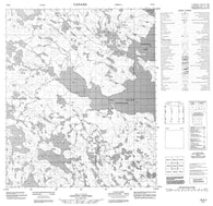 076E07 No Title Canadian topographic map, 1:50,000 scale