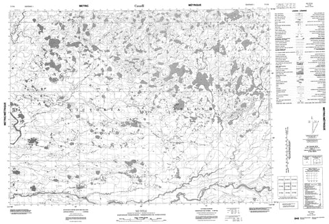 077F06 No Title Canadian topographic map, 1:50,000 scale