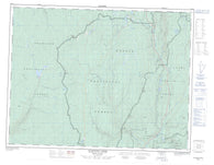 082E11 Wilkinson Creek Canadian topographic map, 1:50,000 scale