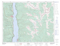 082F15 Kaslo Canadian topographic map, 1:50,000 scale