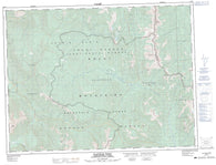 082G07 Flathead Ridge Canadian topographic map, 1:50,000 scale