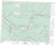 082M12 Vavenby Canadian topographic map, 1:50,000 scale