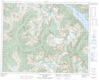 082M16 Argonaut Mountain Canadian topographic map, 1:50,000 scale