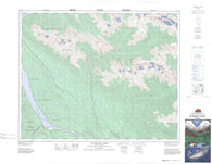 082N11 Bluewater Creek Canadian topographic map, 1:50,000 scale