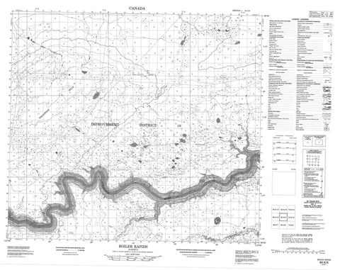 084A09 Boiler Rapids Canadian topographic map, 1:50,000 scale