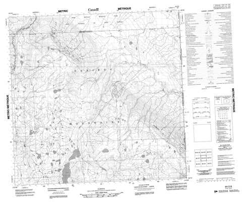 084O08 No Title Canadian topographic map, 1:50,000 scale