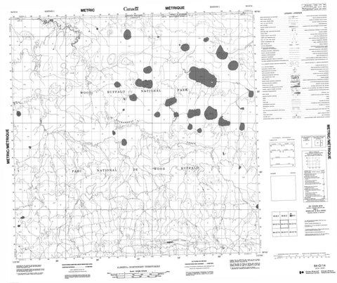 084O14 No Title Canadian topographic map, 1:50,000 scale