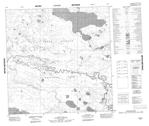 085B02 No Title Canadian topographic map, 1:50,000 scale