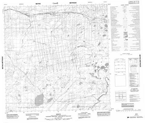 085B11 Birch Canadian topographic map, 1:50,000 scale