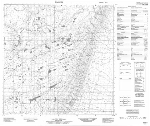 085C03 No Title Canadian topographic map, 1:50,000 scale