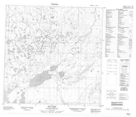 085D02 Silt Lake Canadian topographic map, 1:50,000 scale