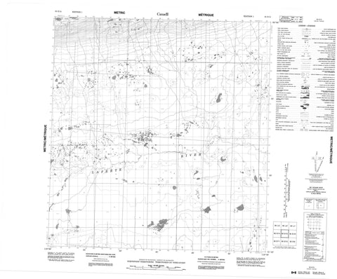085E15 No Title Canadian topographic map, 1:50,000 scale