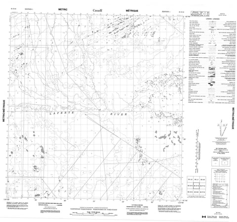085E16 No Title Canadian topographic map, 1:50,000 scale