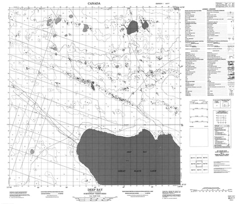 085F07 Deep Bay Canadian topographic map, 1:50,000 scale
