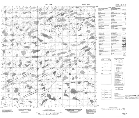 085F15 No Title Canadian topographic map, 1:50,000 scale