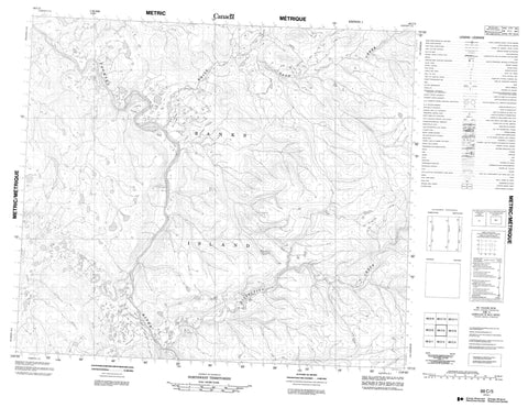 088C05 No Title Canadian topographic map, 1:50,000 scale