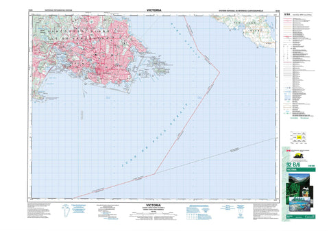 092B06 Victoria Canadian topographic map, 1:50,000 scale
