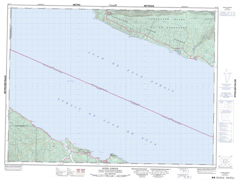 092C08 River Jordan Canadian topographic map, 1:50,000 scale