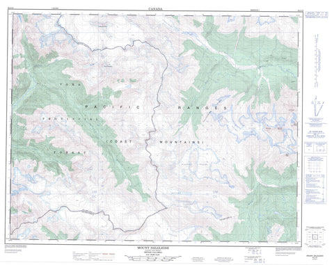 092J12 Mount Dalgleish Canadian topographic map, 1:50,000 scale