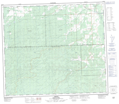 093P10 Arras Canadian topographic map, 1:50,000 scale