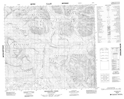094E06 Moosehorn Creek Canadian topographic map, 1:50,000 scale