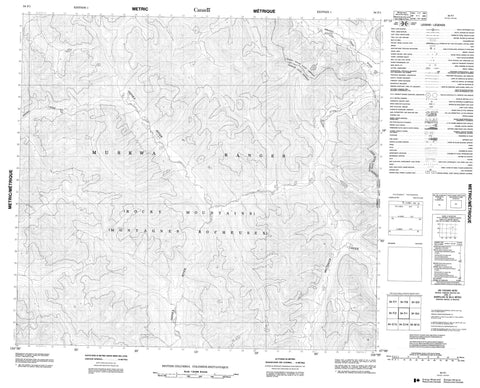 094F01 No Title Canadian topographic map, 1:50,000 scale