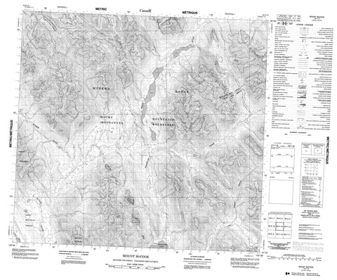 094F13 Mount Mccook Canadian topographic map, 1:50,000 scale