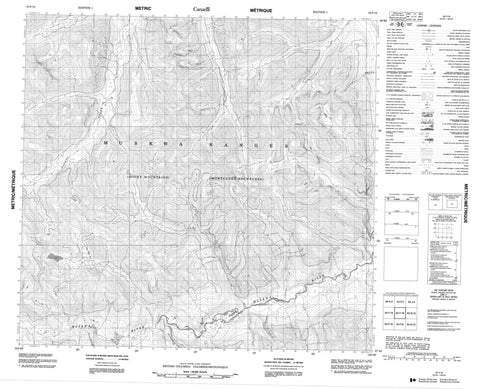 094F16 No Title Canadian topographic map, 1:50,000 scale