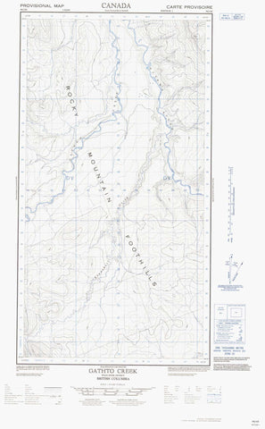 094J04E Gathto Creek Canadian topographic map, 1:50,000 scale