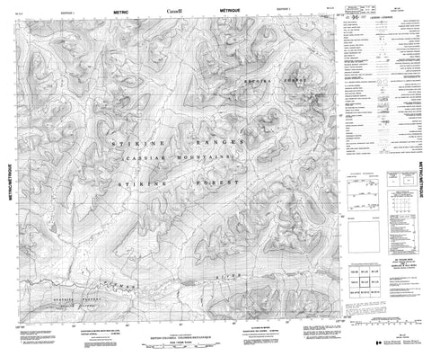 094L04 No Title Canadian topographic map, 1:50,000 scale