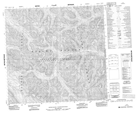 094L09 No Title Canadian topographic map, 1:50,000 scale