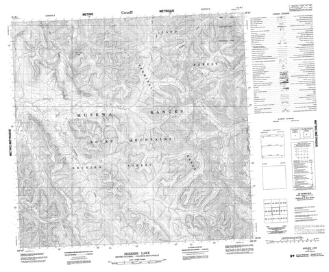 094M01 Skeezer Lake Canadian topographic map, 1:50,000 scale