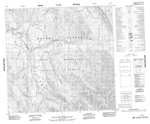 094M02 No Title Canadian topographic map, 1:50,000 scale
