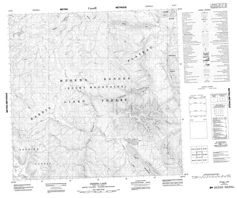 094M07 Fishing Lake Canadian topographic map, 1:50,000 scale