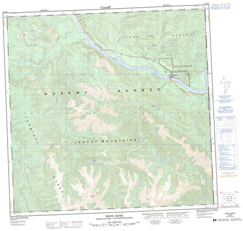 094M08 Vents River Canadian topographic map, 1:50,000 scale