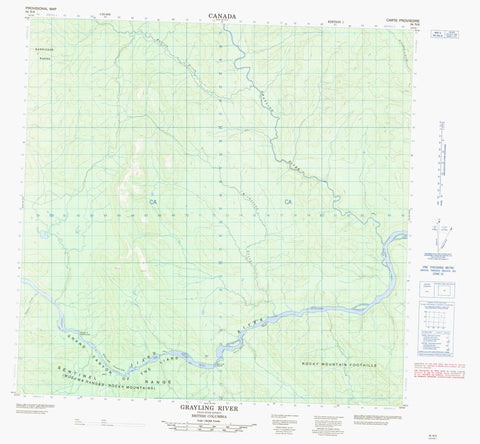 094N06 Grayling River Canadian topographic map, 1:50,000 scale