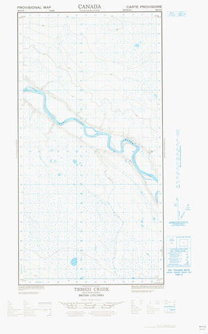 094O02E Tsimeh Creek Canadian topographic map, 1:50,000 scale