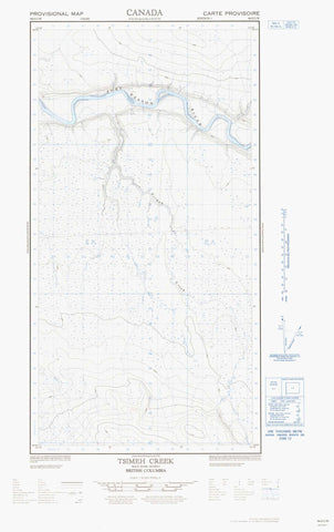 094O02W Tsimeh Creek Canadian topographic map, 1:50,000 scale