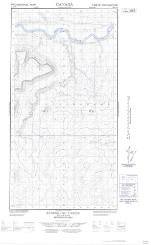 094O03W Stanolind Creek Canadian topographic map, 1:50,000 scale