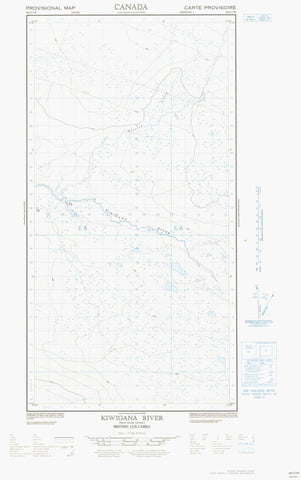 094O07W Kiwigana River Canadian topographic map, 1:50,000 scale
