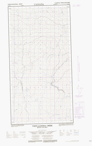 094P06E Thetlaandoa Creek Canadian topographic map, 1:50,000 scale