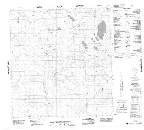 095I03 No Title Canadian topographic map, 1:50,000 scale