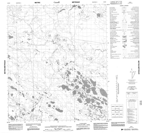 096B09 No Title Canadian topographic map, 1:50,000 scale