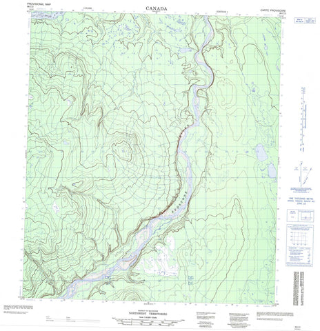 096C02 No Title Canadian topographic map, 1:50,000 scale